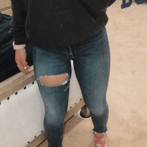 Abercrombie & Fitch Dark Blue Jeans